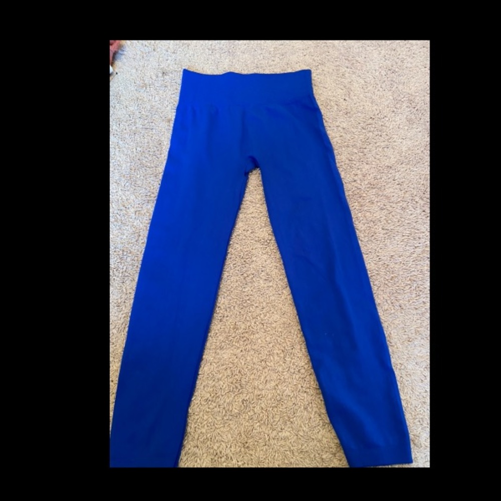 blue high waisted leggings from amazon
